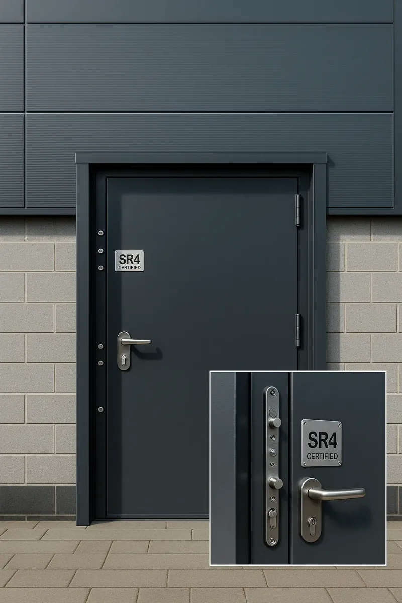 security rated steel doors - professional steel doors available in Basildon from UK manufacturers